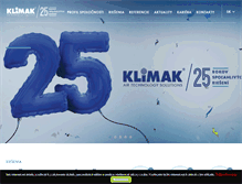 Tablet Screenshot of klimakslovakia.com